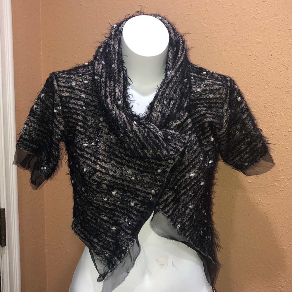 NWT tarnish cropped cardigan